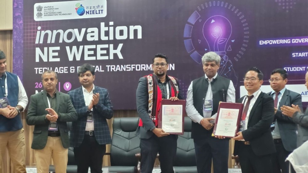 Exchange of MoU at Innovation NE Week: Tech Age & Digital Transformation at NIELIT Kohima on May 26. (Morung Photo)